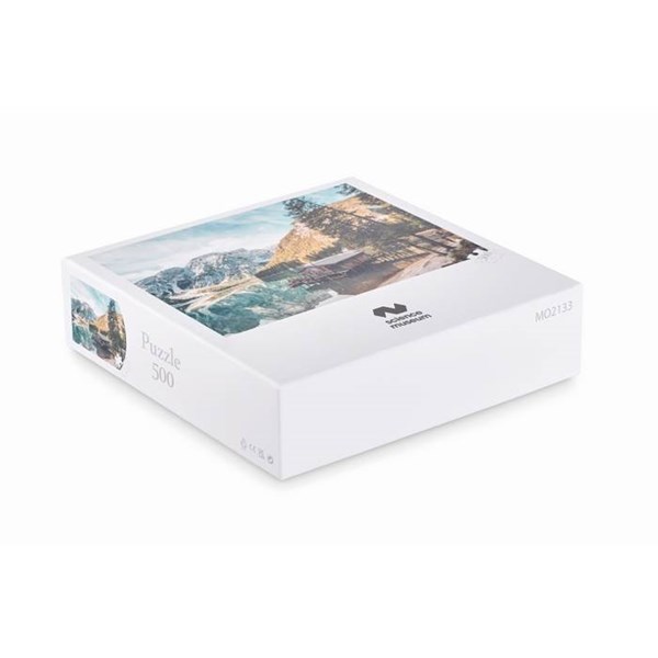 Obrázky: Puzzle v krabici, 500 dílků s motivem hory a jezero, Obrázek 11