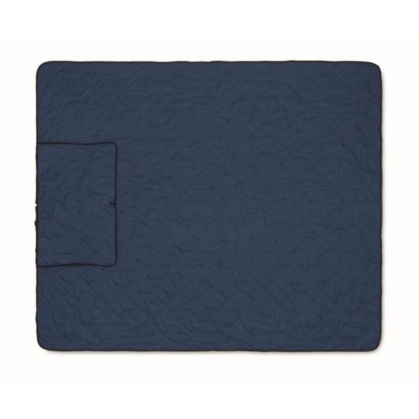 Obrázky: Modrá skládací pikniková deka s dlouhým uchem, Obrázek 2