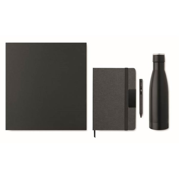 Obrázky: Luxusní 3-dílná dárková sada-zápisník, láhev, pero, Obrázek 3