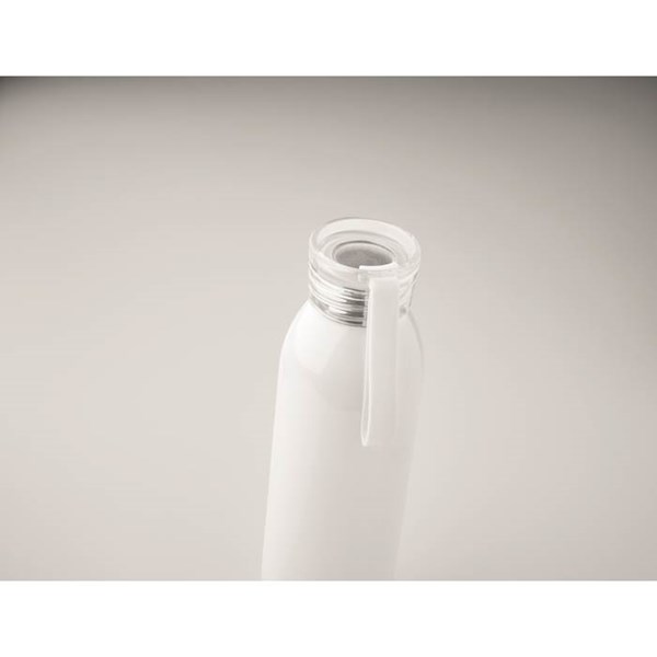 Obrázky: Bílá jednostěnná nerezová láhev 650 ml, Obrázek 2