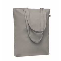 Obrázky: Nákupní taška z organické bavlny 270g, středně šedá