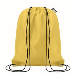 Obrázky: Žlutý batoh se šňůrkami ze 190T RPET