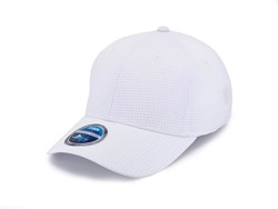 Zobrazit detaily pro Bílá šestidílná čepice z funkčního materiálu Obrázky: Bílá šestidílná čepice z funkčního materiálu