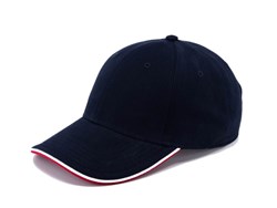 Zobrazit detaily pro Nám.modrá šestidílná čepice z těžké broušené bavlny Obrázky: Nám.modrá šestidílná čepice z těžké broušené bavlny