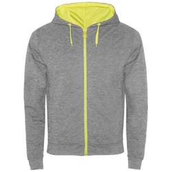 Zobrazit detaily pro Mikina 280 na zip s kapucí Fuji šedo/ žlutá XL Obrázky: Mikina 280 na zip s kapucí Fuji šedo/ žlutá XL