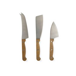 Zobrazit detaily pro Dárková sada 3ks nožů na sýry Obrázky: Dárková sada 3ks nožů na sýry