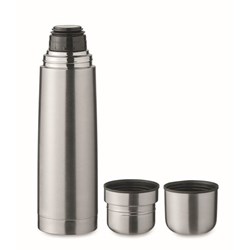 Zobrazit detaily pro Dvoustěnná termoska 750 ml z rec.nerezu se 2 šálky Obrázky: Dvoustěnná termoska 750 ml z rec.nerezu se 2 šálky
