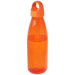 Zobrazit detaily pro Láhev na vodu z recykl. plastu 800 ml, oranžová Obrázky: Láhev na vodu z recykl. plastu 800 ml, oranžová