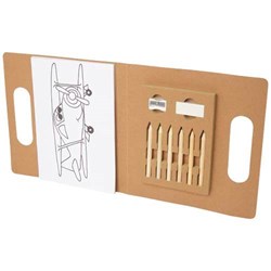 Zobrazit detaily pro Sada kreslících potřeb s omalovánkami Obrázky: Sada kreslících potřeb s omalovánkami