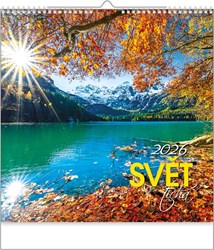 Zobrazit detaily pro SVĚT TICHA, nástěnný kalendář 330x330 mm Obrázky: SVĚT TICHA, nástěnný kalendář 330x330 mm