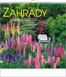 Zobrazit detaily pro ZAHRADY, nástěnný kalendář 330x330 mm Obrázky: ZAHRADY, nástěnný kalendář 330x330 mm