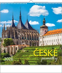 Zobrazit detaily pro ČESKÉ PAMÁTKY, nástěnný kalendář 330x330 mm Obrázky: ČESKÉ PAMÁTKY, nástěnný kalendář 330x330 mm