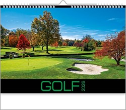 Zobrazit detaily pro GOLF, nástěnný kalendář 485x340 mm Obrázky: GOLF, nástěnný kalendář 485x340 mm
