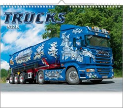 Zobrazit detaily pro TRUCKS, nástěnný kalendář 485x340 mm Obrázky: TRUCKS, nástěnný kalendář 485x340 mm