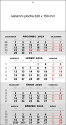 Zobrazit detaily pro Čtyřměsíční nástěnný kalendář šedý SPECIÁL Obrázky: Čtyřměsíční nástěnný kalendář šedý SPECIÁL