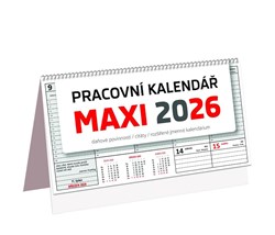 Zobrazit detaily pro Stolní týdenní bezobrázkový kalendář MAXI Obrázky: Stolní týdenní bezobrázkový kalendář MAXI
