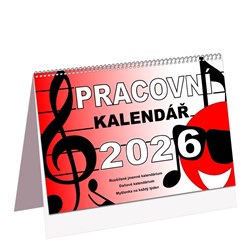 Zobrazit detaily pro Stolní týdenní bezobrázkový kalendář PRACOVNÍ 2026 Obrázky: Stolní týdenní bezobrázkový kalendář PRACOVNÍ 2026