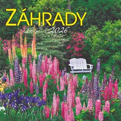Zobrazit detaily pro ZÁHRADY, nástenný kalendár 330x330 mm Obrázky: ZÁHRADY, nástenný kalendár 330x330 mm