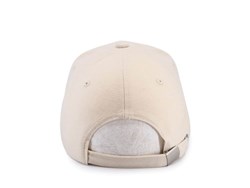 Zobrazit detaily pro Šestidílná čepice se sendvič. kšiltem, přírodní Obrázky: Šestidílná čepice se sendvič. kšiltem, přírodní