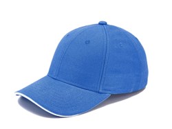 Zobrazit detaily pro Šestidílná čepice se sendvič. kšiltem, sv. modrá Obrázky: Šestidílná čepice se sendvič. kšiltem, sv. modrá