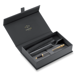 Zobrazit detaily pro KP PARKER IM Core Grey GT + černé PU pouzdro Obrázky: KP PARKER IM Core Grey GT + černé PU pouzdro