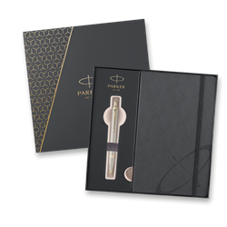 Zobrazit detaily pro KP PARKER IM Monochrome Champagne + šedý zápisník Obrázky: KP PARKER IM Monochrome Champagne + šedý zápisník