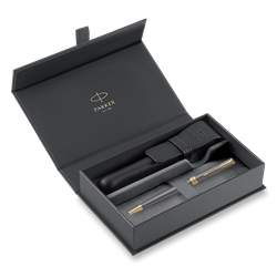 Zobrazit detaily pro KP PARKER Sonnet Core Grey GT + černé kož. pouzdro Obrázky: KP PARKER Sonnet Core Grey GT + černé kož. pouzdro