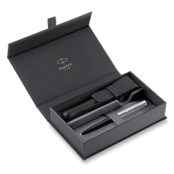 Zobrazit detaily pro KP PARKER 51 Black CT + černé kožené pouzdro Obrázky: KP PARKER 51 Black CT + černé kožené pouzdro