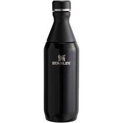 Zobrazit detaily pro Láhev na vodu 350 ml, dvoudílné víko, černá lesk Obrázky: Láhev na vodu 350 ml, dvoudílné víko, černá lesk