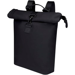 Zobrazit detaily pro Černý recyklovaný rolovací batoh 12L na notebook Obrázky: Černý recyklovaný rolovací batoh 12L na notebook