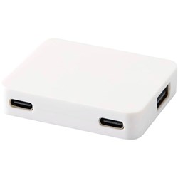 Zobrazit detaily pro Bílý 4portový USB hub/výstup USB-A+Typ-C/duál.vstup Obrázky: Bílý 4portový USB hub/výstup USB-A+Typ-C/duál.vstup